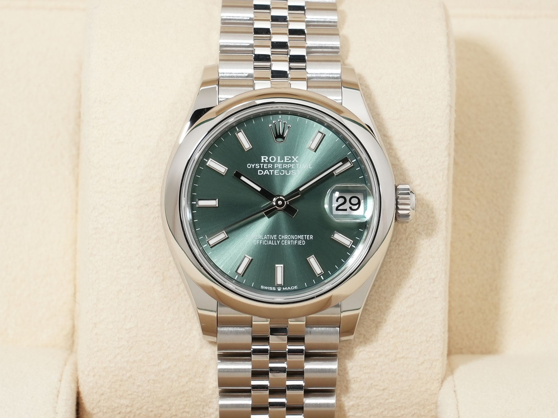 時計 MintGreen Rolex Datejust 31 278240 Mint Green dreqxbsz Unused ｜高級