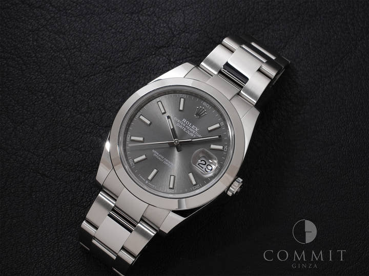Rolex Datejust 41 Ref. 126300 Stainless Steel Slate Dial Oyster Bracelet