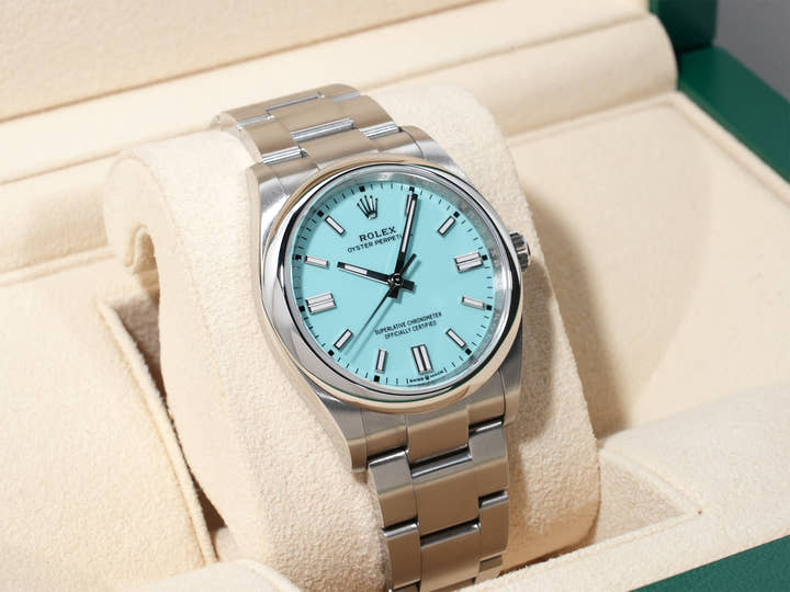 ロレックス オイスターパーペチュアル36 Ref.126000 ステンレススチール ターコイズ文字盤