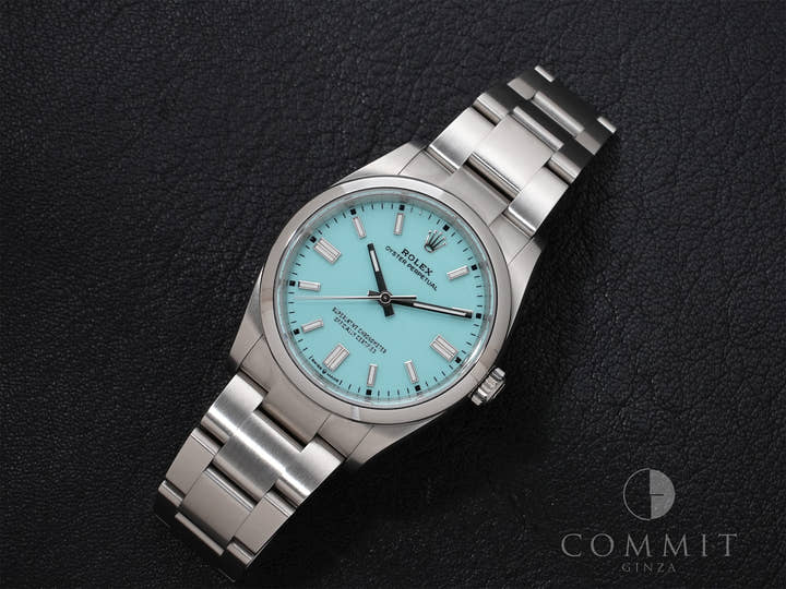 ロレックス オイスターパーペチュアル36 Ref.126000 ステンレススチール ターコイズ文字盤