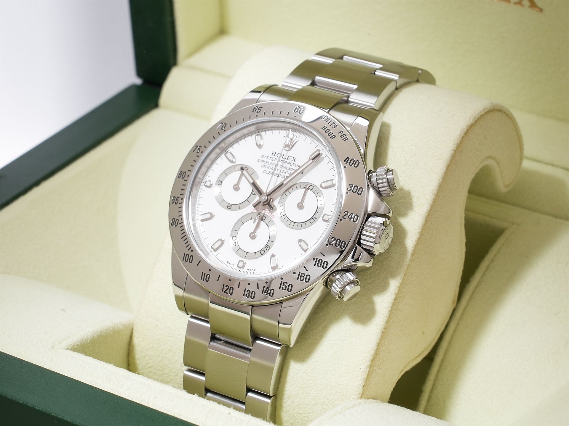 ロレックス デイトナ Ref.116520 SS ホワイト文字盤 中古 e2hus26k