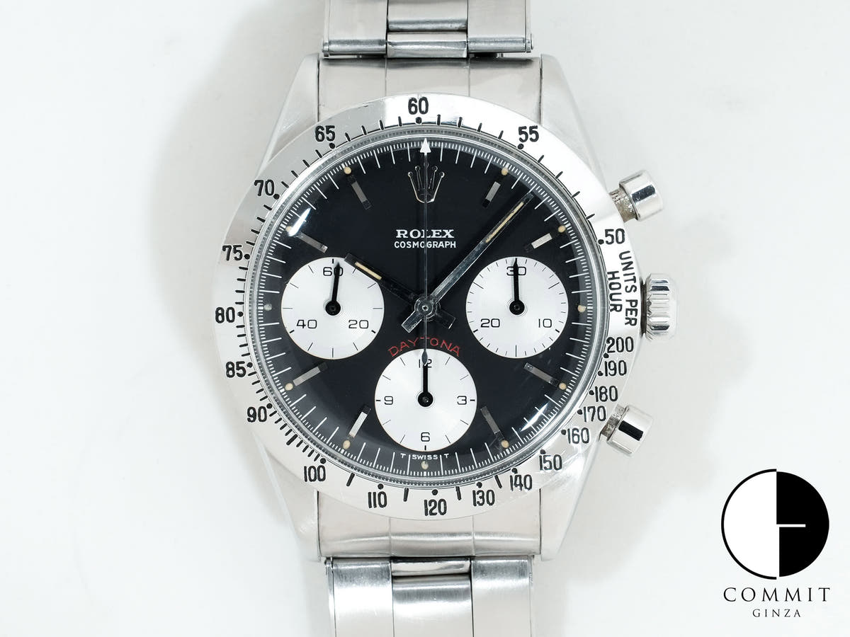 ロレックス デイトナ Ref.6262 SS ブラック文字盤 中古 8972C86S