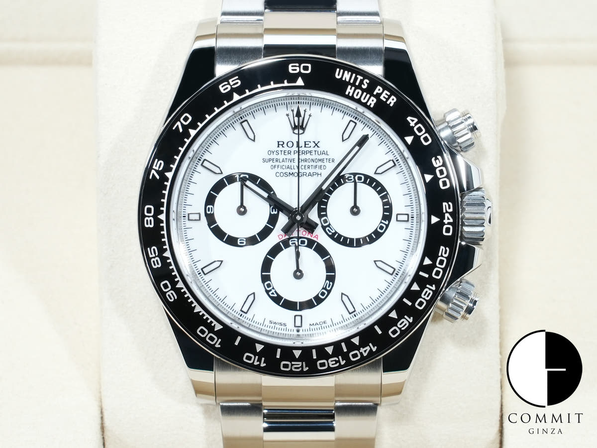 ロレックス デイトナ Ref.126500LN SS ホワイト文字盤 未使用 oaw6452g