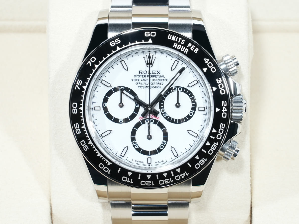 ロレックス デイトナ Ref.126500LN SS ホワイト文字盤 未使用 oaw6452g