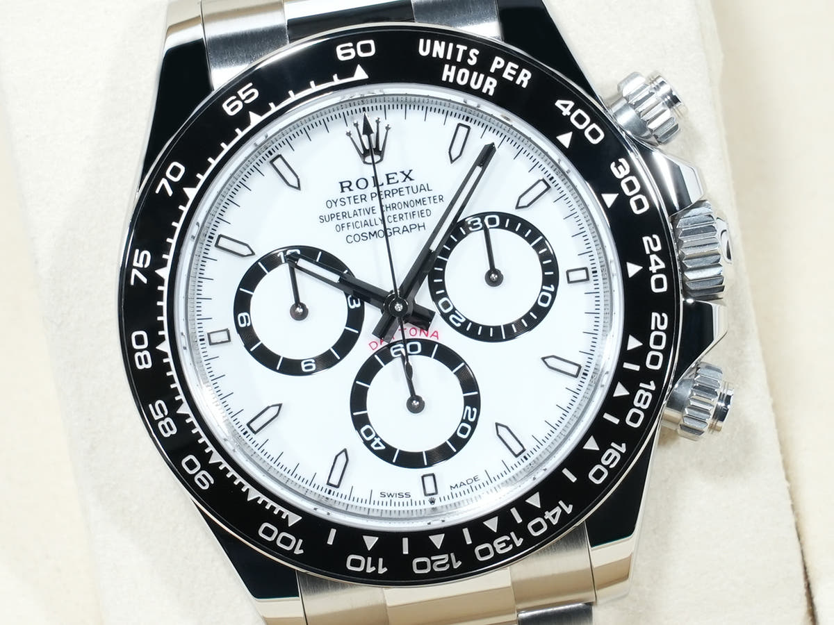 ロレックス デイトナ Ref.126500LN SS ホワイト文字盤 未使用 oaw6452g