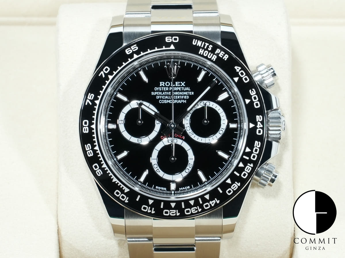 ロレックス デイトナ Ref.126500LN SS ブラック文字盤 未使用 gcgpn76v