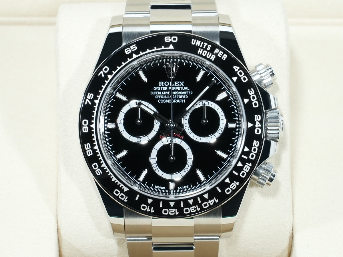 ロレックス デイトナ Ref.126500LN SS ブラック文字盤 未使用 gcgpn76v