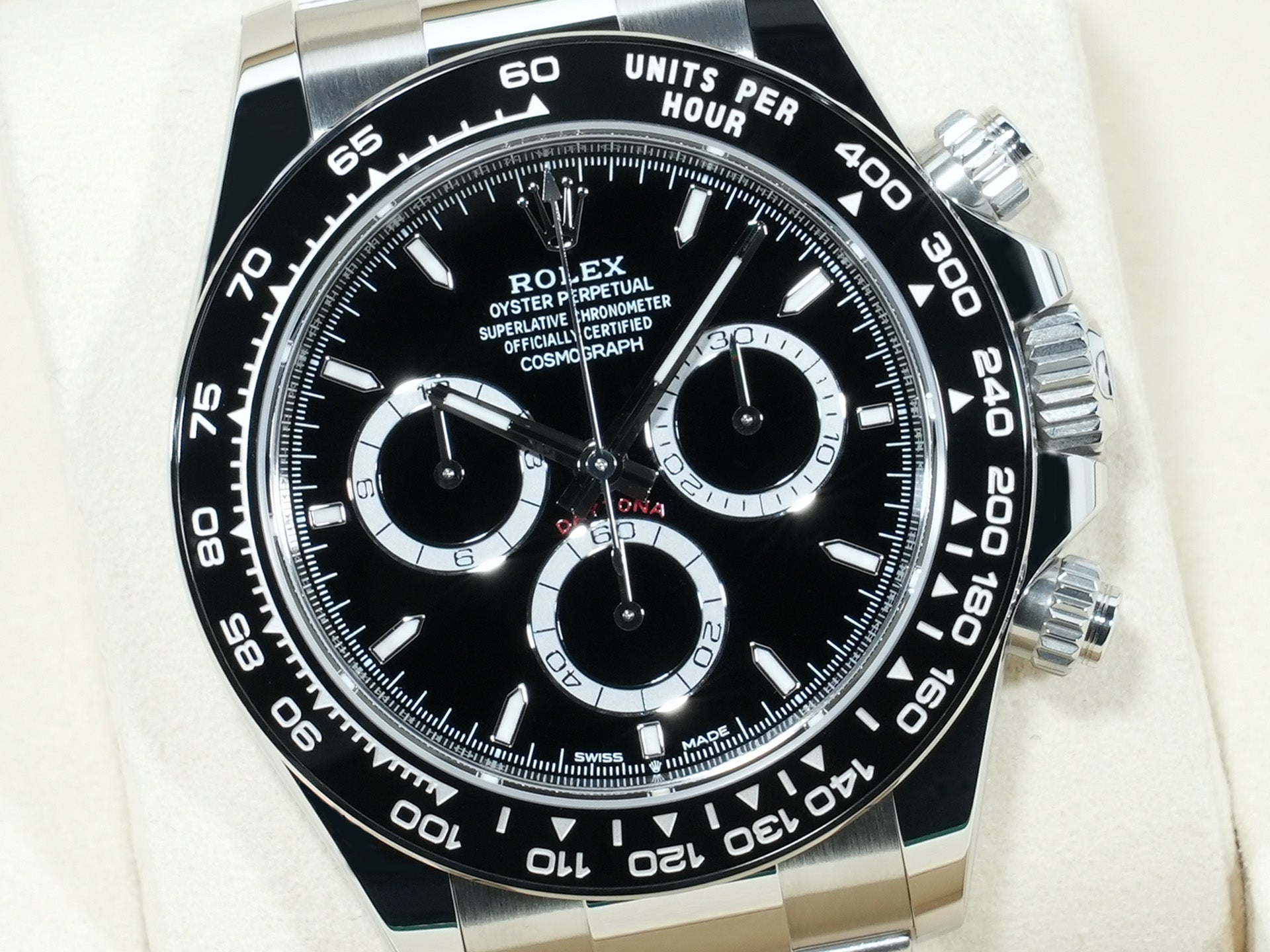 ロレックス デイトナ Ref.126500LN SS ブラック文字盤 未使用 gcgpn76v