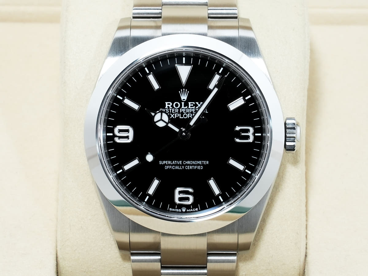 ロレックス エクスプローラー40 Ref.224270 SS ブラック文字盤 美中古 fjepsa4s