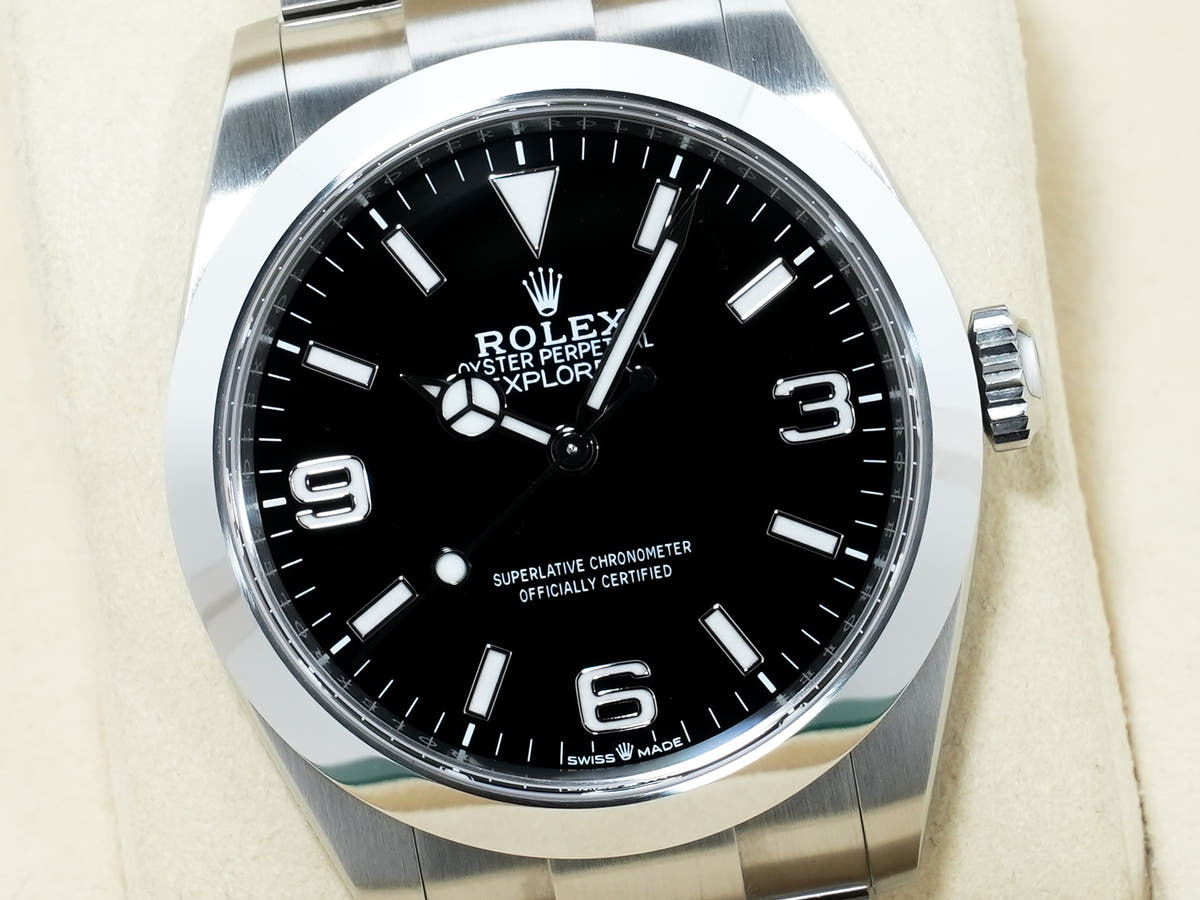 ロレックス エクスプローラー40 Ref.224270 SS ブラック文字盤 美中古 fjepsa4s