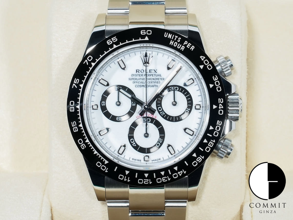 ロレックス デイトナ Ref.116500LN SS ホワイト文字盤 中古 h4tes6aw