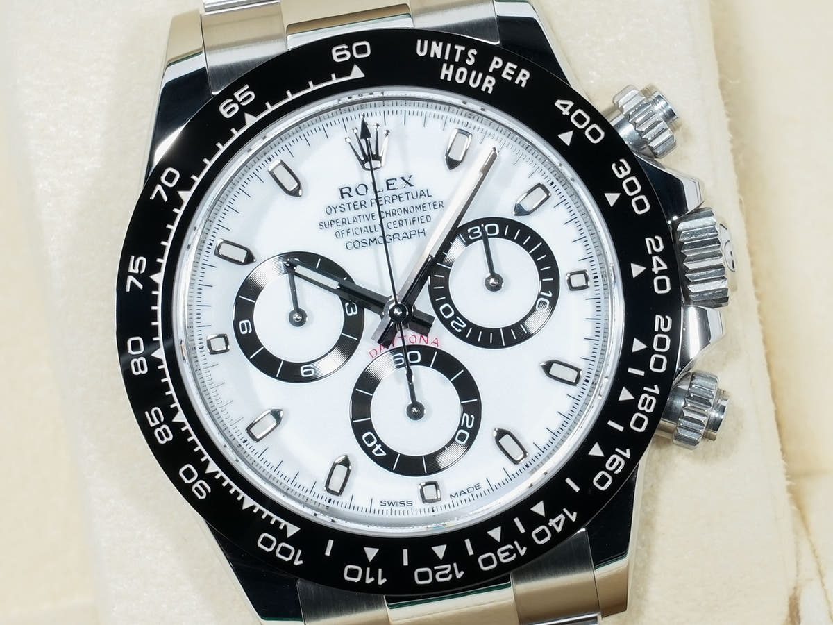 ロレックス デイトナ Ref.116500LN SS ホワイト文字盤 中古 h4tes6aw