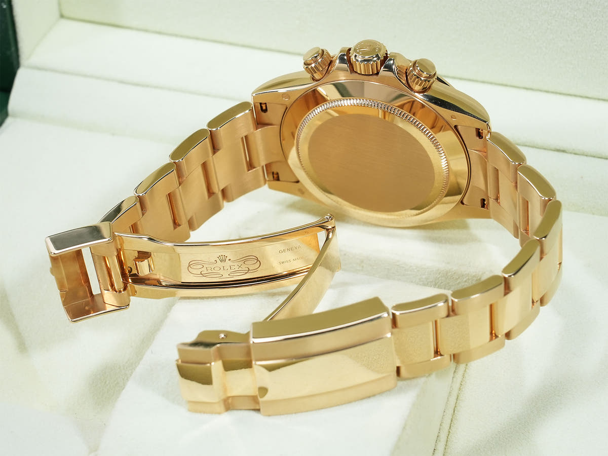 ロレックス デイトナ Ref.116528 18KYG ホワイトシェルx8Pダイヤ文字盤 中古 5wh47tz7