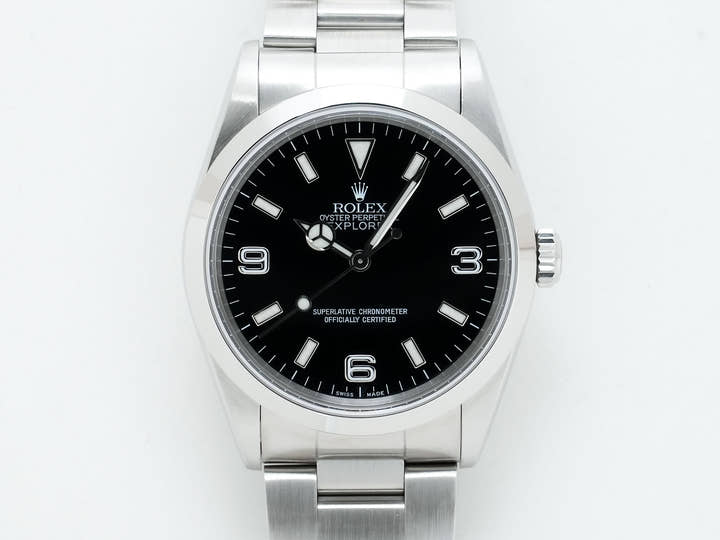 Rolex Explorer I Ref. 14270 Stainless Steel Black Dial