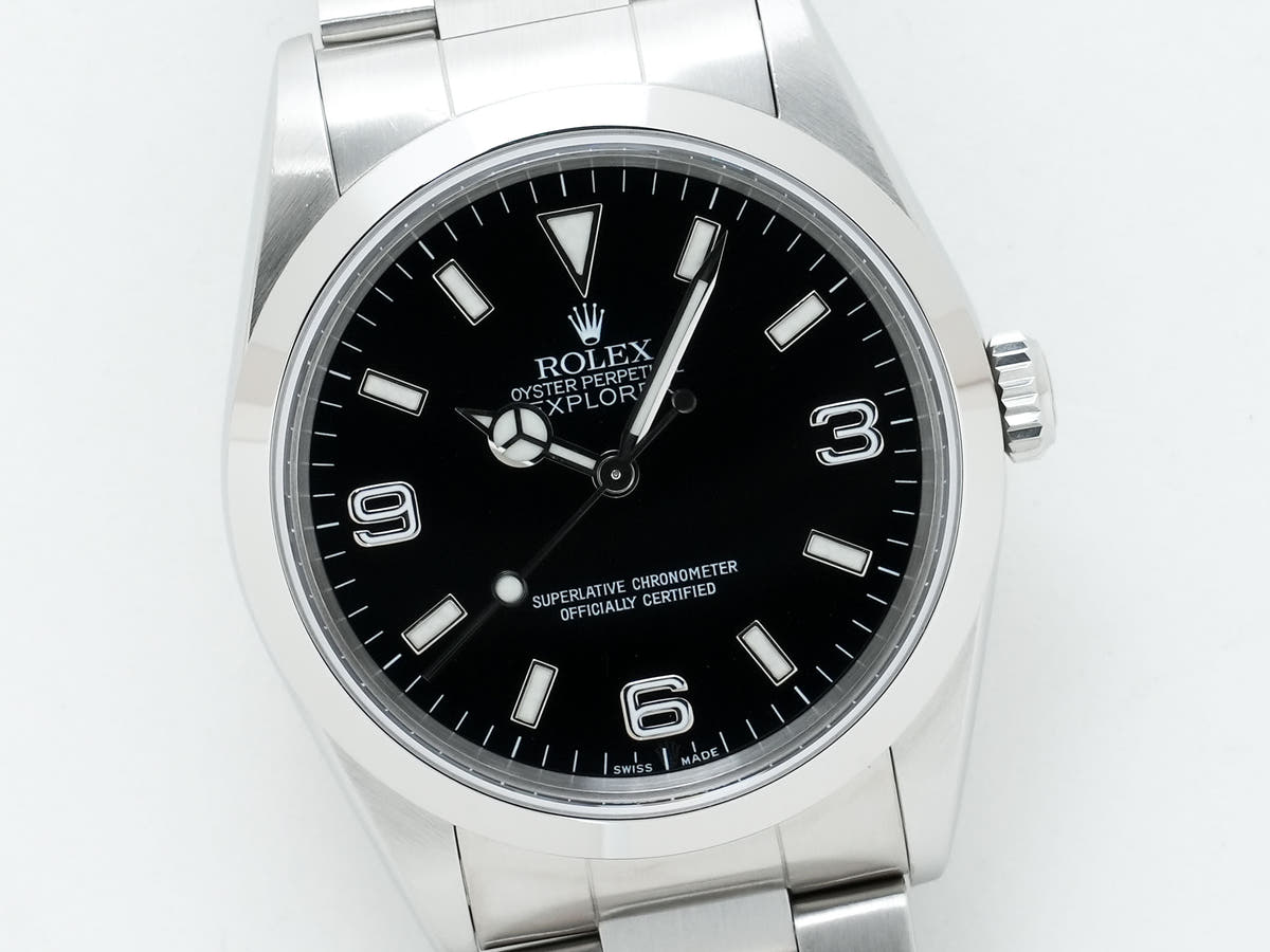 ロレックス エクスプローラーⅠ Ref.14270 SS ブラック文字盤 中古 yvs3d7b4
