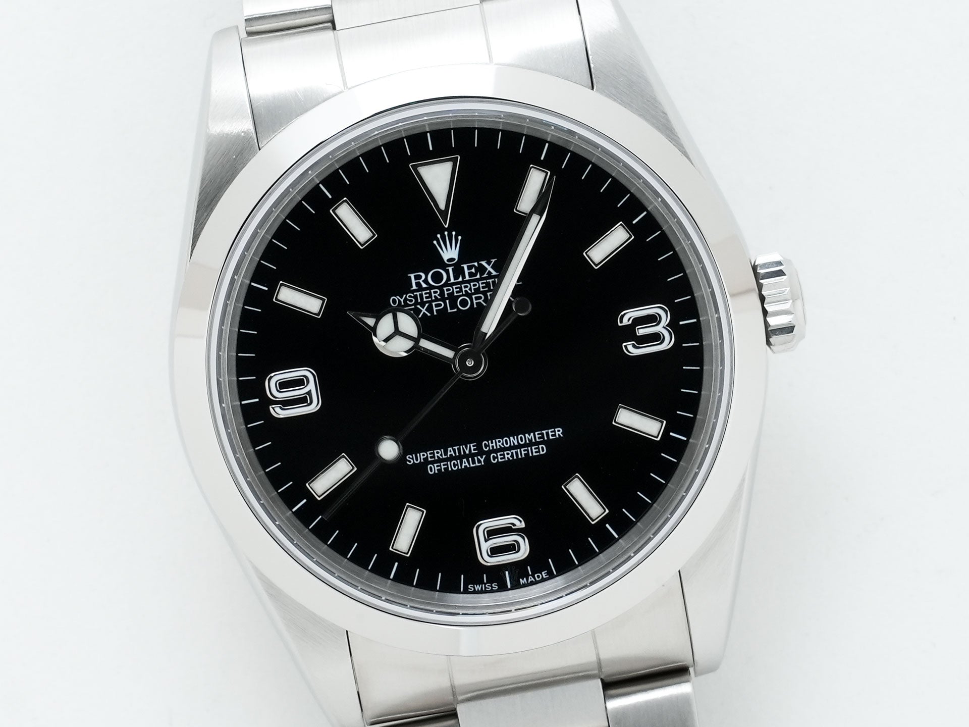 ロレックス エクスプローラーⅠ Ref.14270 SS ブラック文字盤 中古 yvs3d7b4