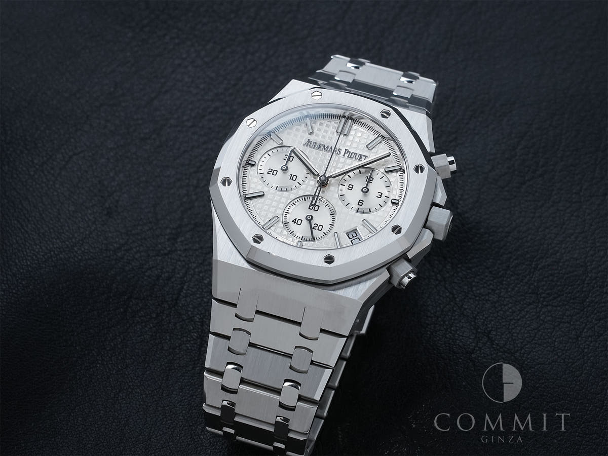 オーデマピゲ ロイヤルオーク クロノグラフ 50周年記念 Ref.26240ST.OO.1320ST.03 SS シルバー文字盤 中古 sxm8xoee