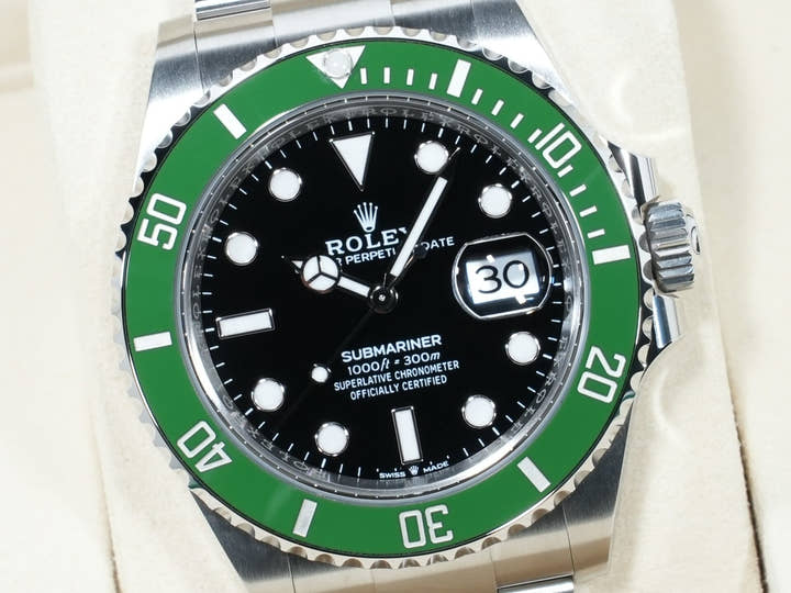 ロレックス サブマリーナー デイト Ref.126610LV ステンレススチール ブラック文字盤