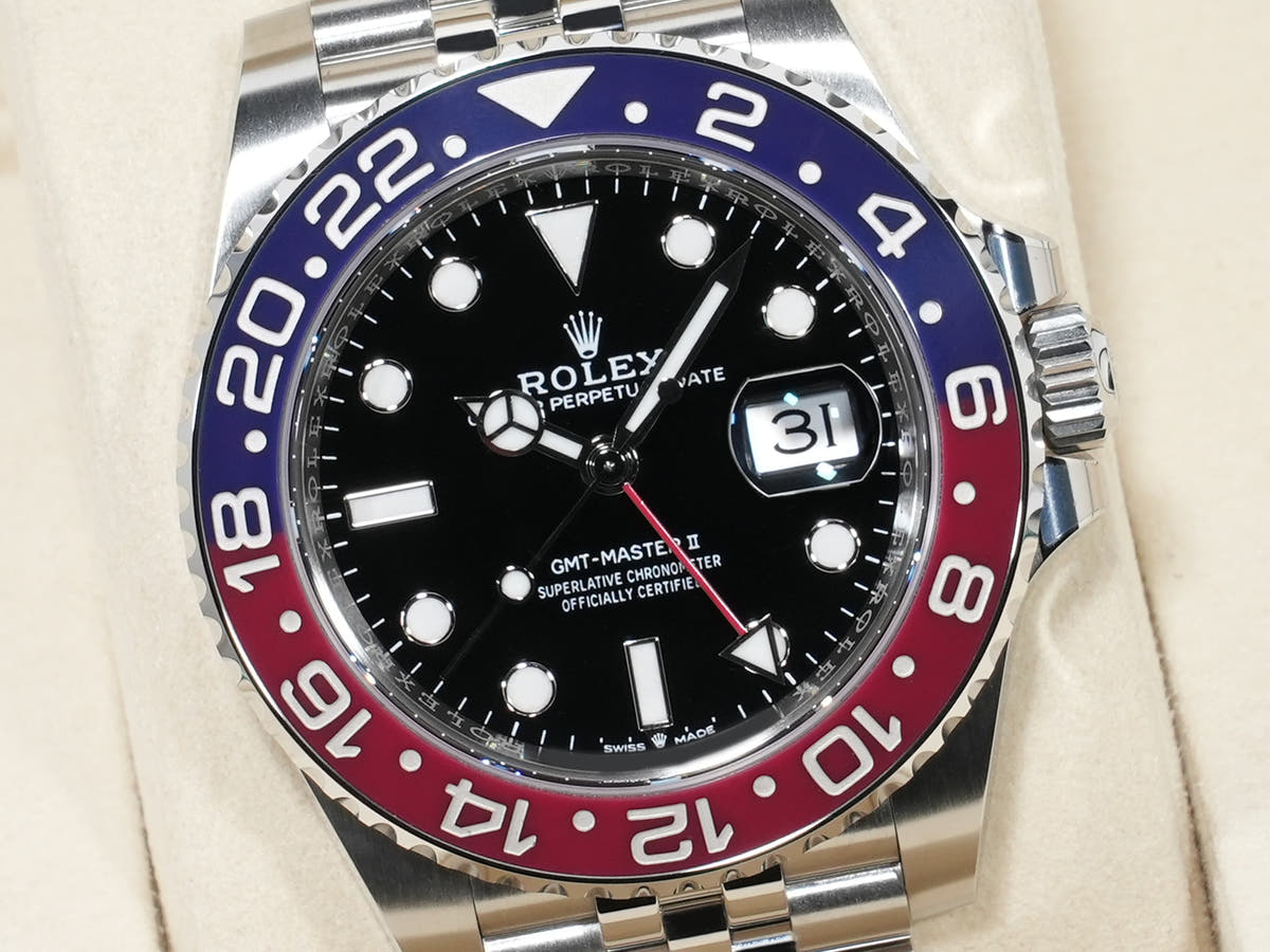 ロレックス GMTマスターII Ref.126710BLRO SS ブラック文字盤 ジュビリーブレスレット 未使用 suuy6rka