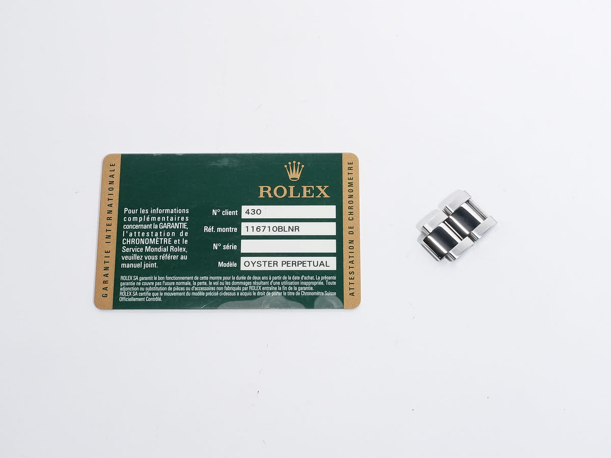 ロレックス GMTマスターII Ref.116710BLNR SS ブラック文字盤 中古 fkkpo22x