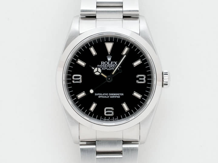 Rolex Explorer I Ref. 14270 Stainless Steel Black Dial
