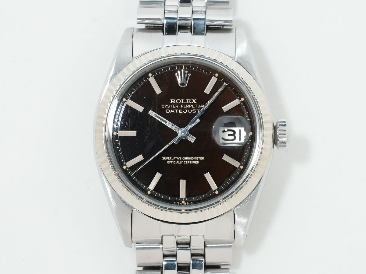 ロレックス デイトジャスト Ref.1601 SS/WG ブラウンミラー文字盤 中古 on4wjter