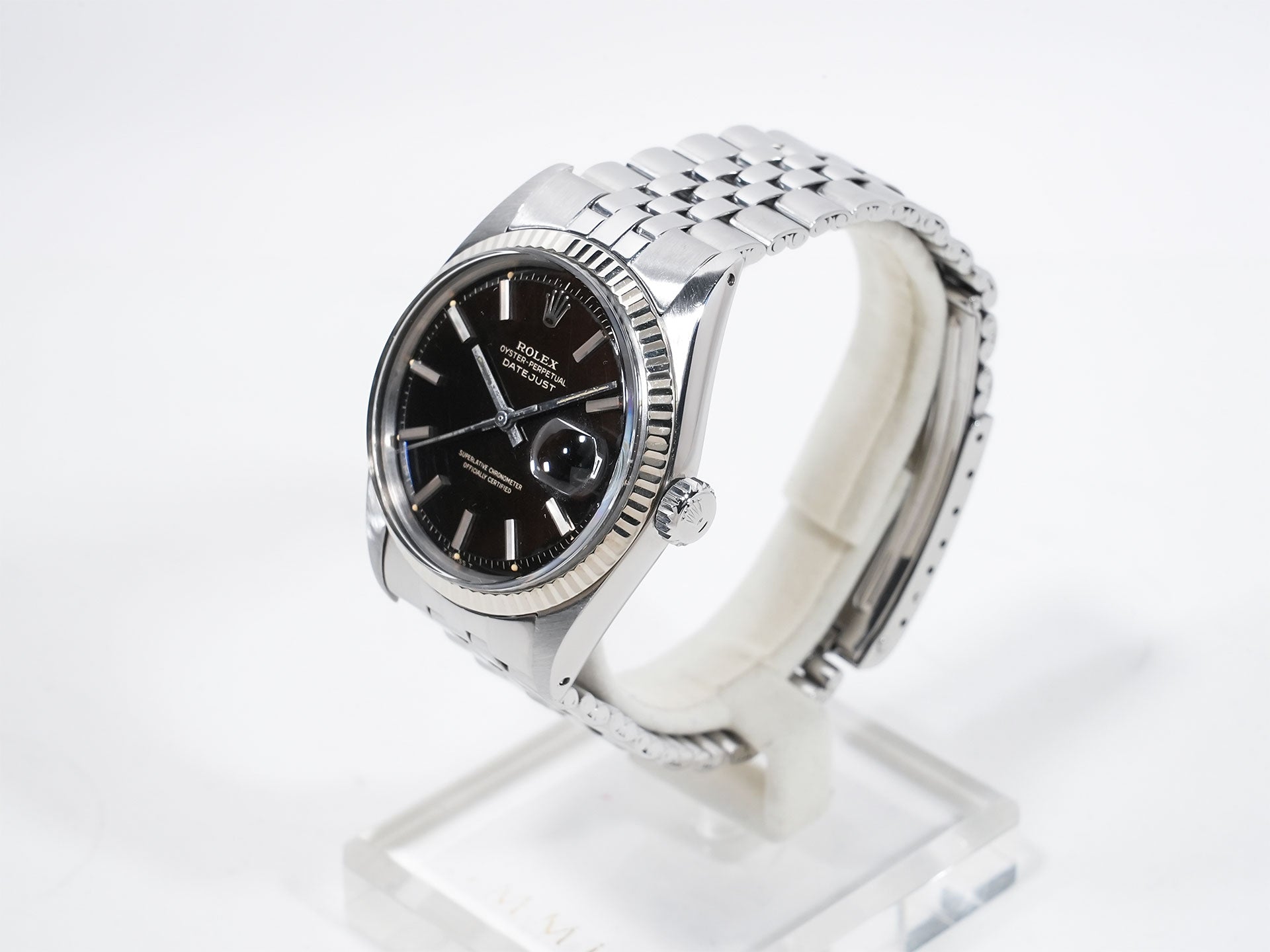 ロレックス デイトジャスト Ref.1601 SS/WG ブラウンミラー文字盤 中古 on4wjter