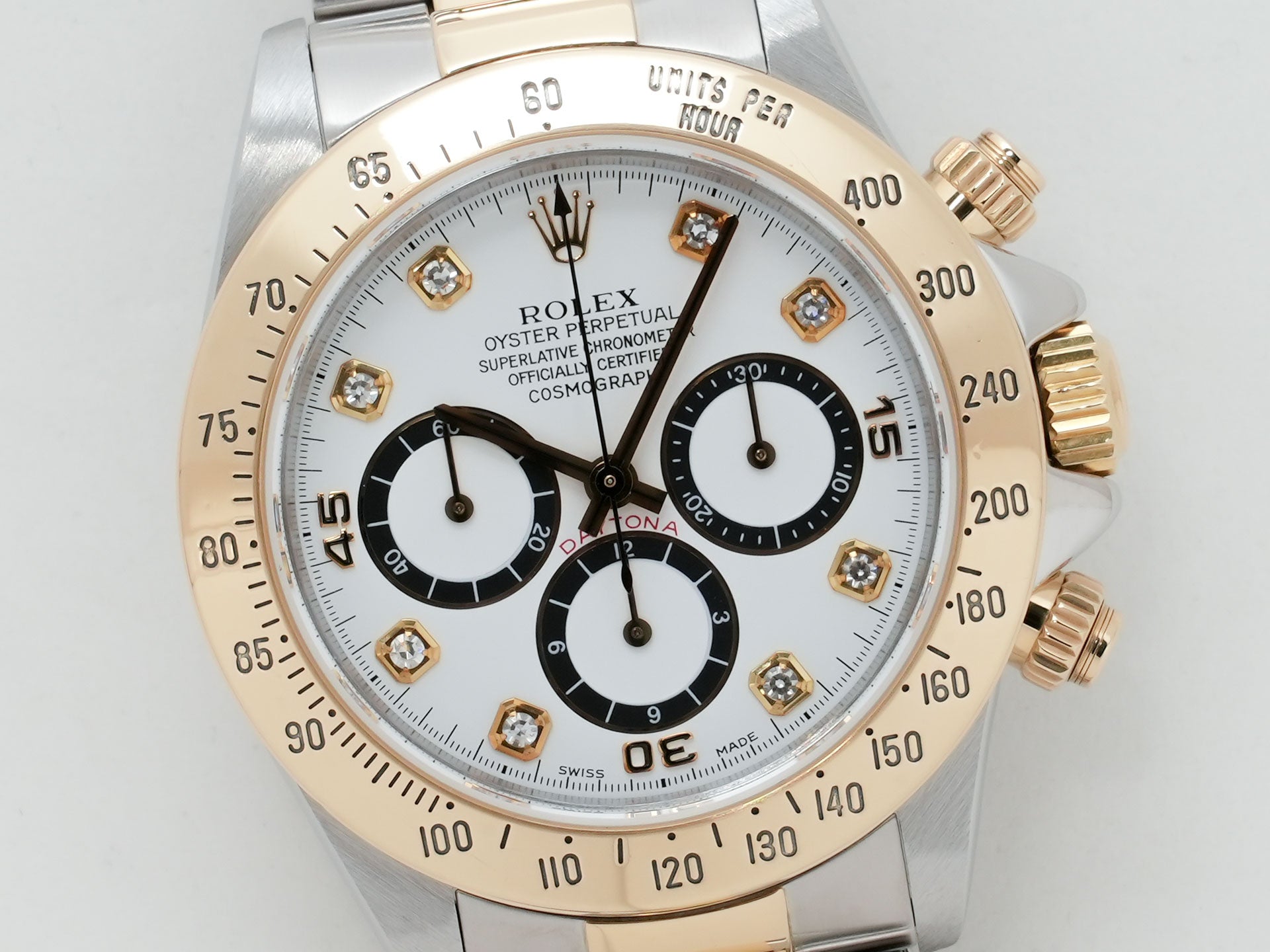 ロレックス デイトナ エルプリメロ Ref.16523 SS/YG ホワイト文字盤 中古 evxvut5w