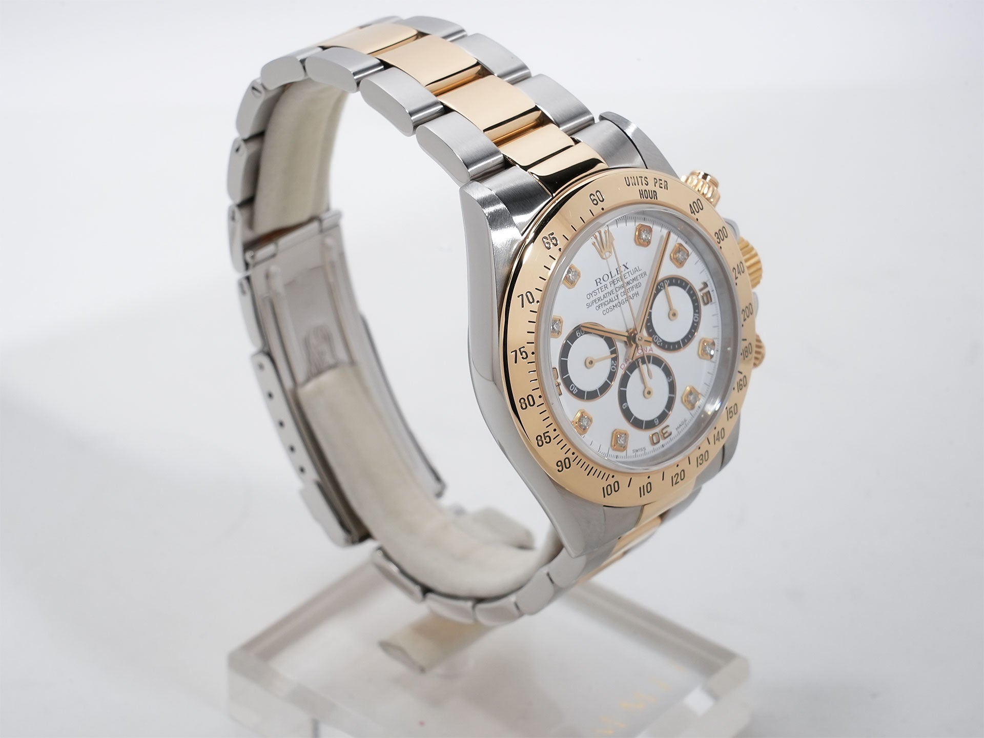 ロレックス デイトナ エルプリメロ Ref.16523 SS/YG ホワイト文字盤 中古 evxvut5w