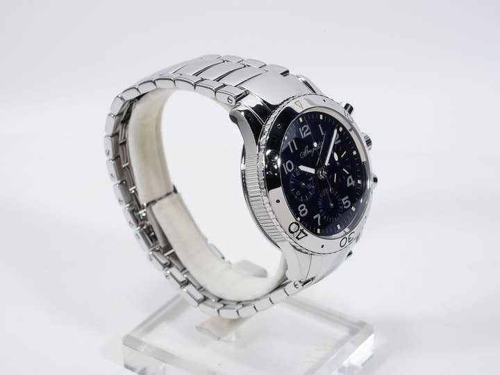 ブレゲ タイプⅩⅩ アエロナバル Ref.3807ST/J2/SW9 SS ブルー文字盤 中古 s7tv65ru