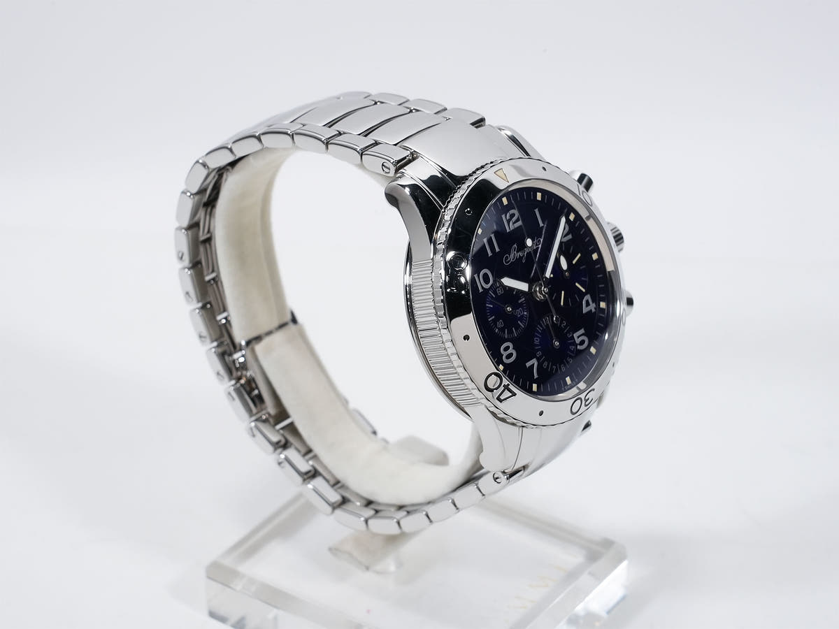 ブレゲ タイプⅩⅩ アエロナバル Ref.3807ST/J2/SW9 SS ブルー文字盤 中古 s7tv65ru