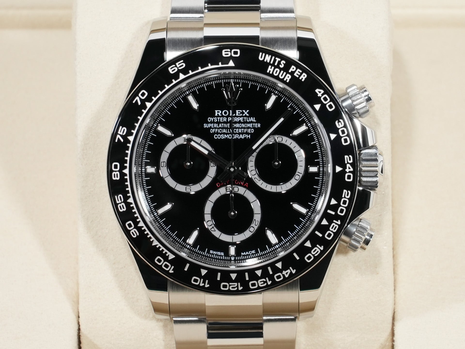 ロレックス デイトナ Ref.126500LN ステンレススチール ブラック文字盤