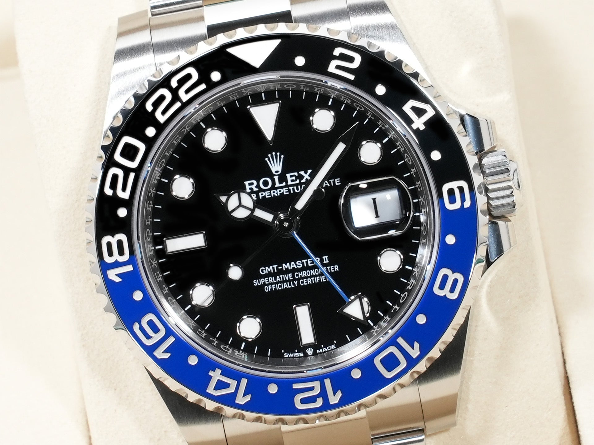 ロレックス GMTマスターII Ref.126710BLNR SS ブラック文字盤 オイスターブレスレット 未使用 ee95z6x3
