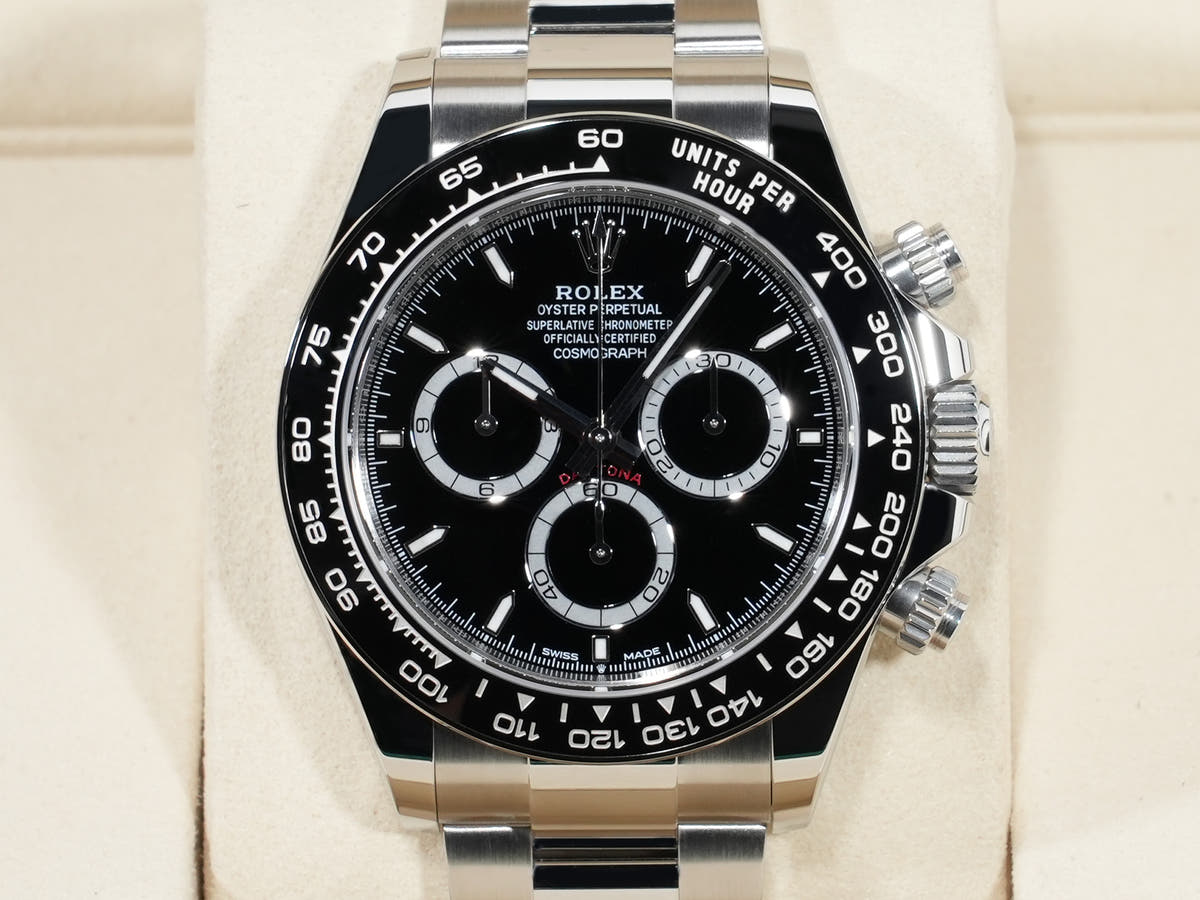 ロレックス デイトナ Ref.126500LN SS ブラック文字盤 未使用 syti349v