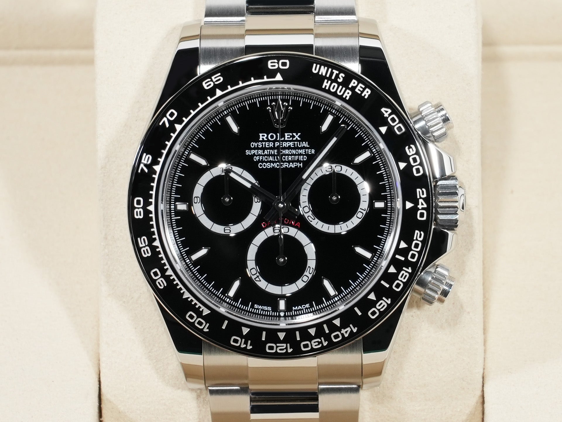 ロレックス デイトナ Ref.126500LN ステンレススチール ブラック文字盤