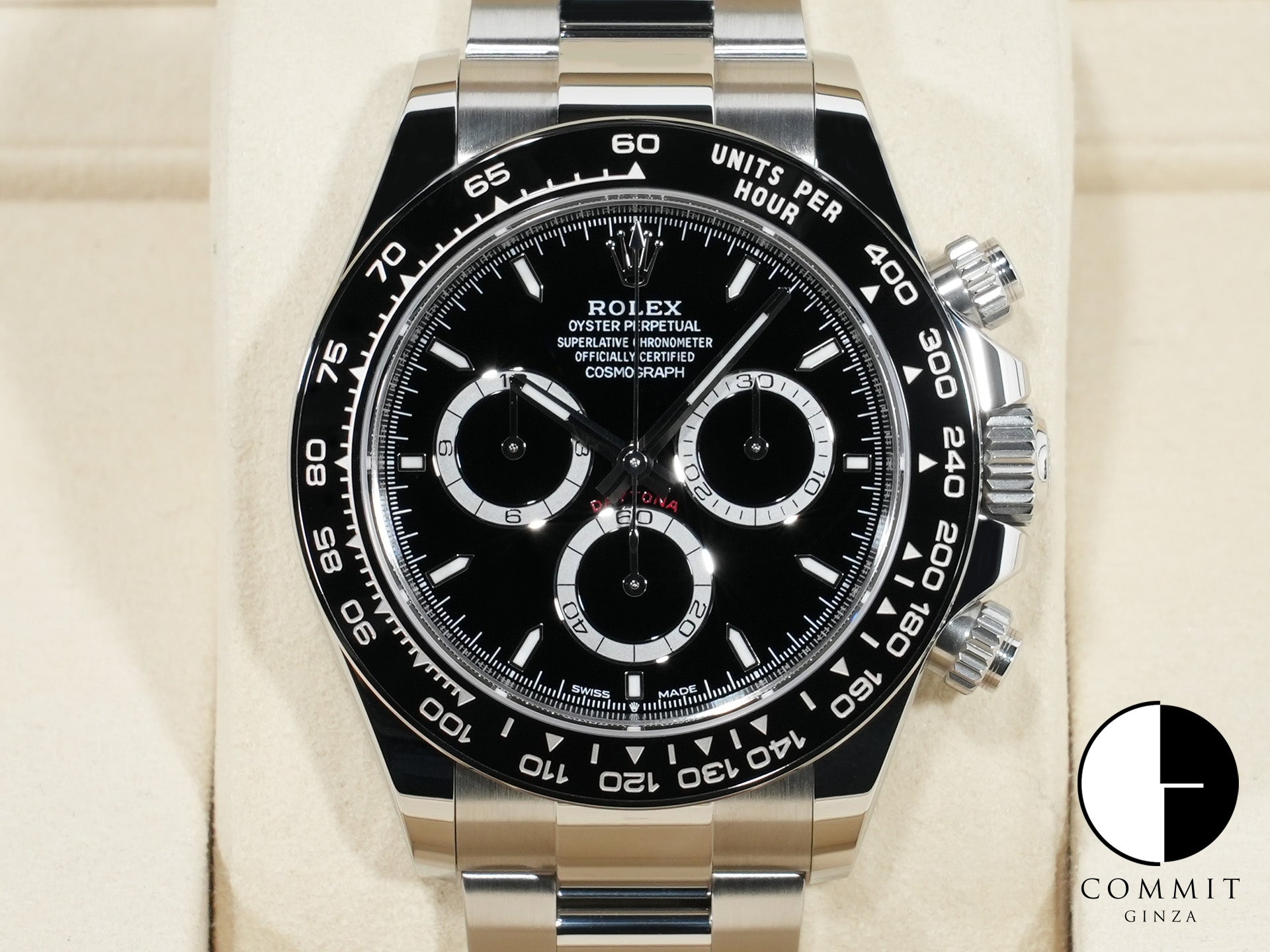 ロレックス デイトナ Ref.126500LN ステンレススチール ブラック文字盤