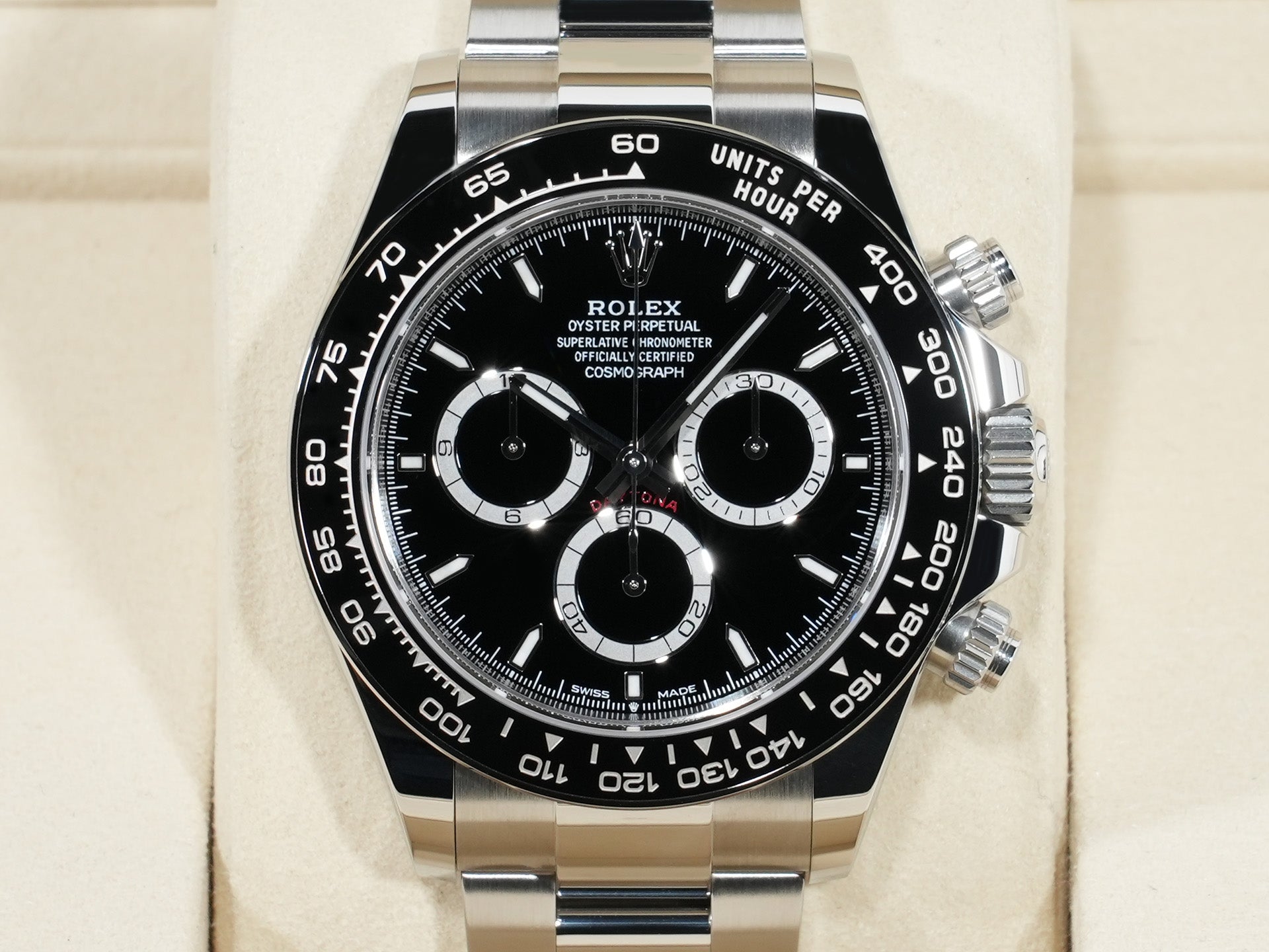 ロレックス デイトナ Ref.126500LN ステンレススチール ブラック文字盤