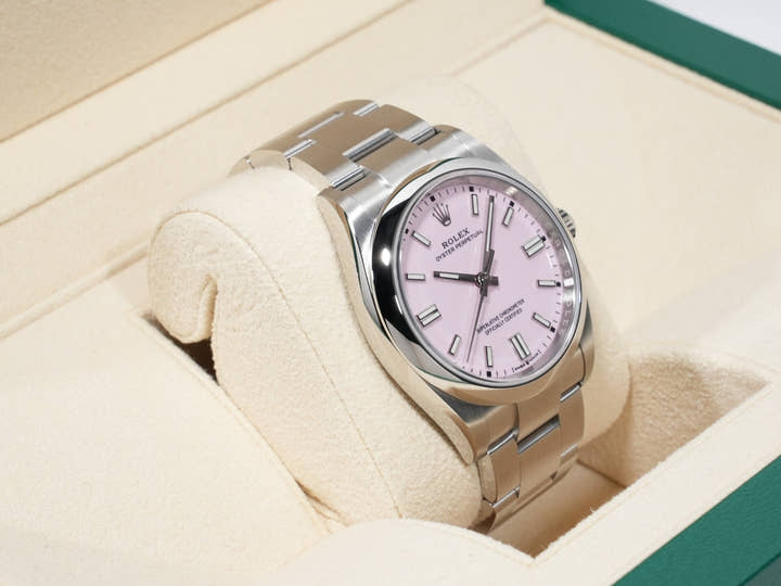 ロレックス オイスターパーペチュアル36 Ref.126000 ステンレススチール キャンディピンク文字盤