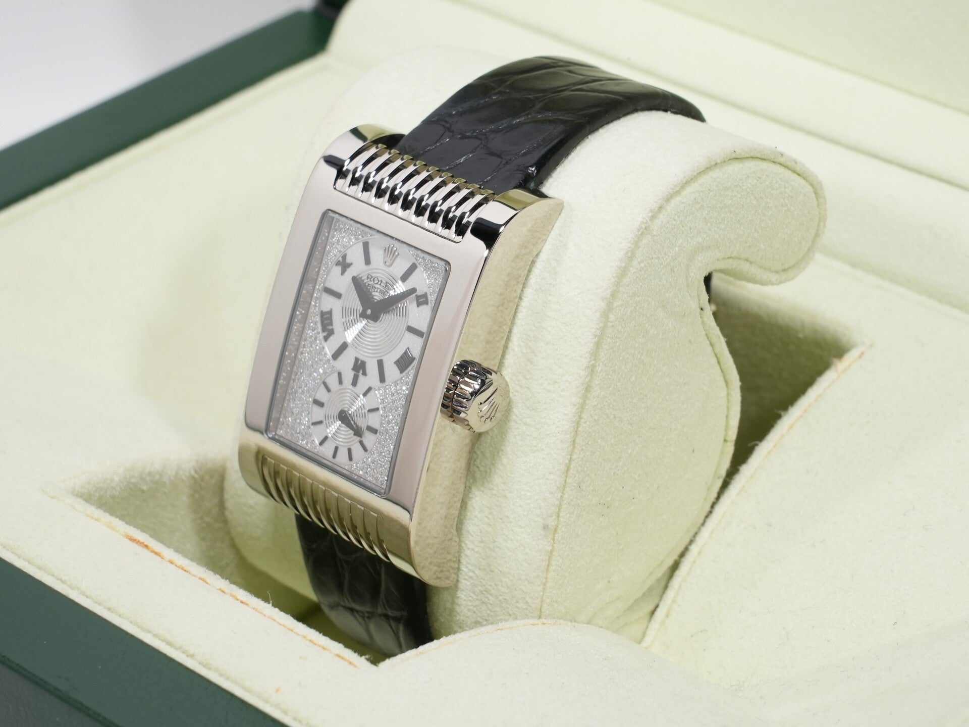 ロレックス チェリーニ プリンス Ref.5441/9 18KWG シルバー文字盤 美品 wys49jhi