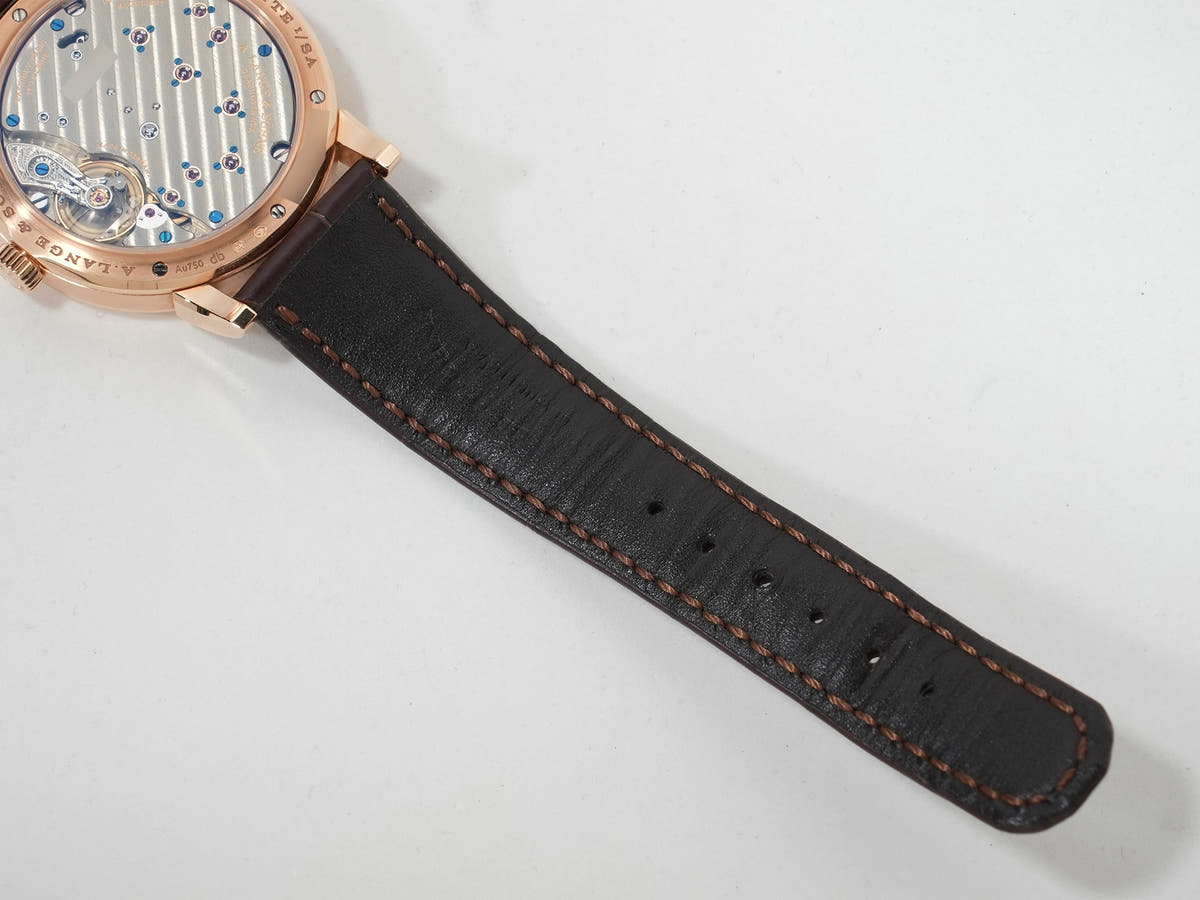 A. Lange &amp; Söhne Lange 1 Ref. 191.032 18KPG Silver Dial Excellent Condition vrcsxw2c