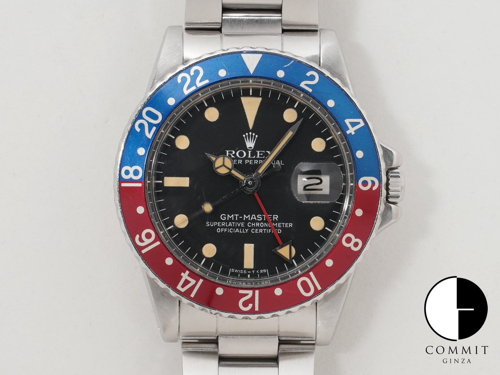 ロレックス GMTマスター Ref.1675 SS ブラック文字盤 中古 9q3cw7qs