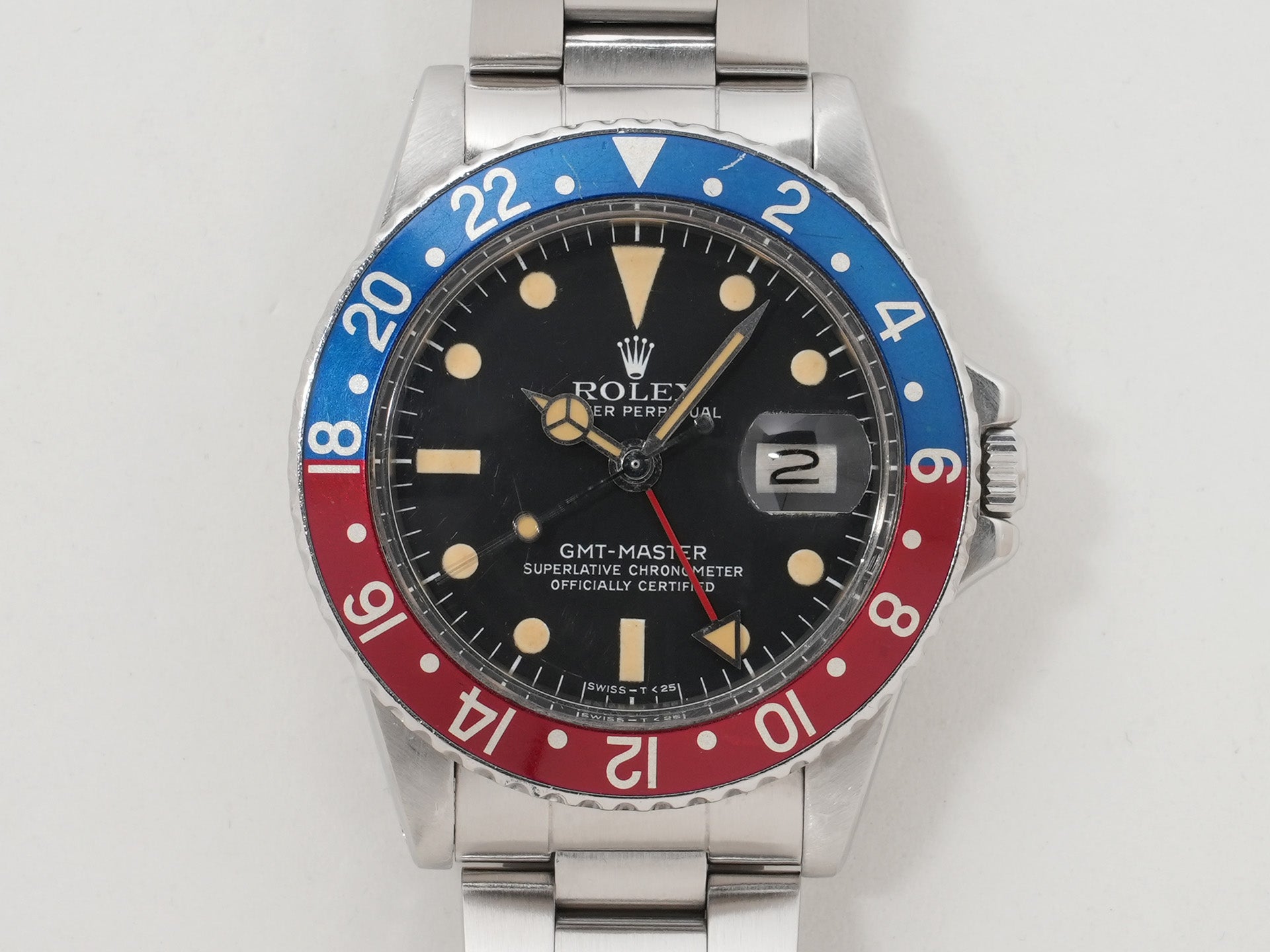 ロレックス GMTマスター Ref.1675 SS ブラック文字盤 中古 9q3cw7qs
