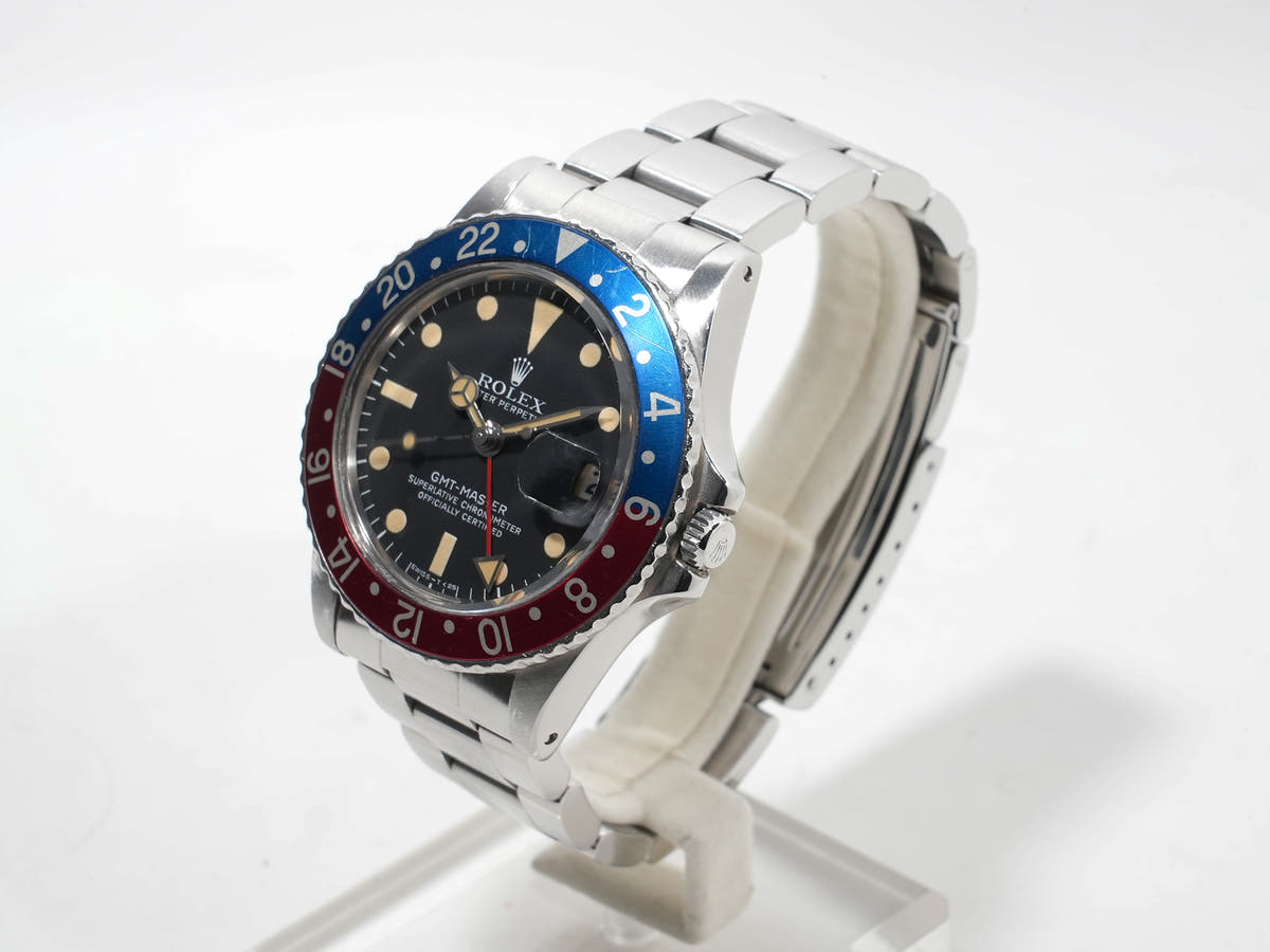 Rolex GMT-Master Ref. 1675 Stainless Steel Black Dial Pre-owned 9q3cw7qs