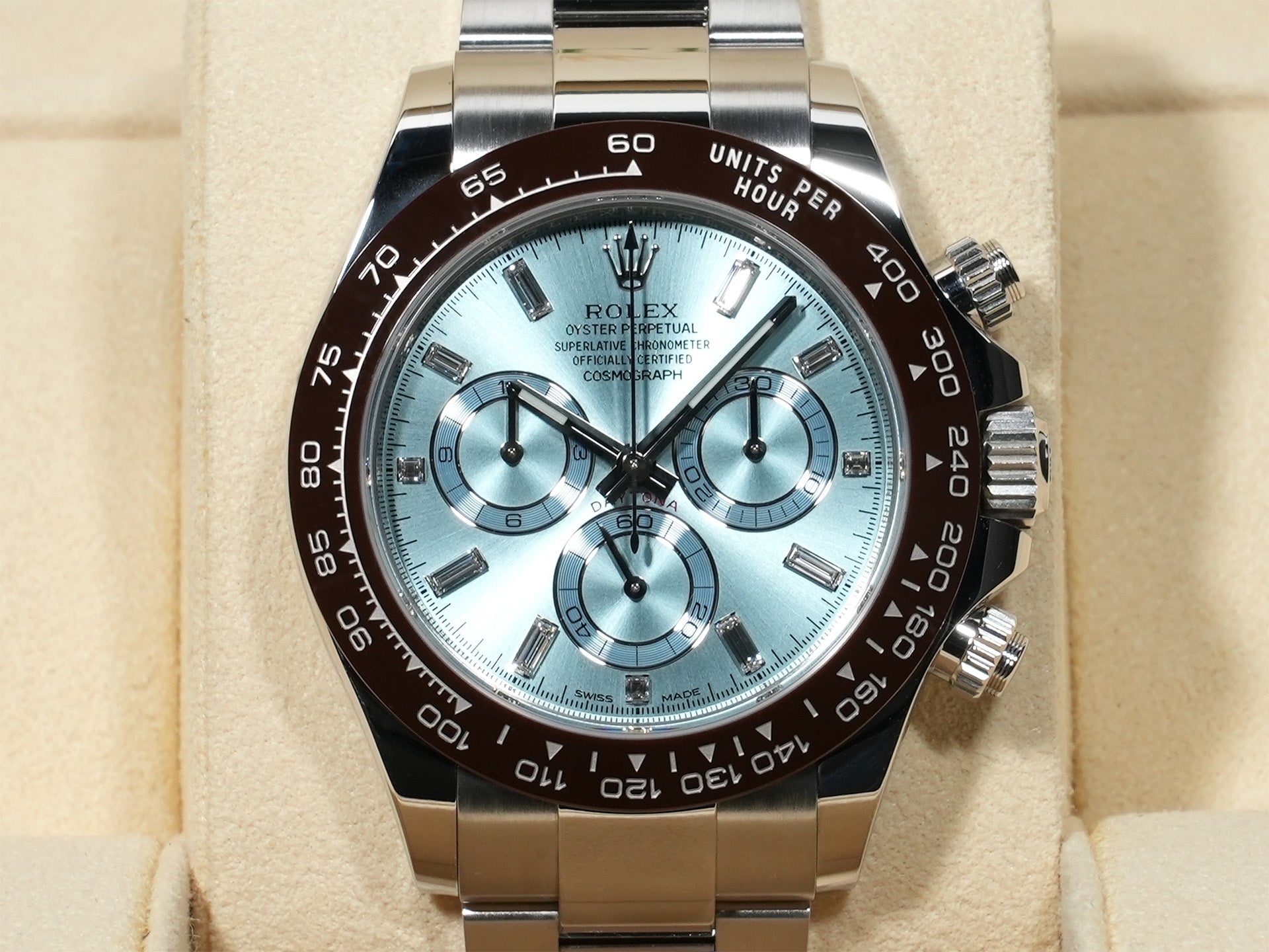 ロレックス デイトナ Ref.116506A PT アイスブルー文字盤 美品 vkibaqpz