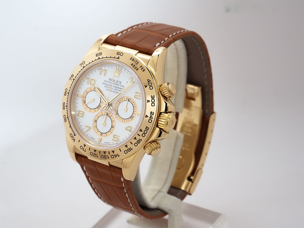 Rolex Daytona El Primero Ref. 16518 18KYG White Dial Excellent Condition Pre-Owned uf6oz8ou