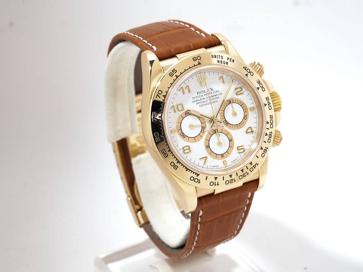 ロレックス デイトナ エルプリメロ Ref.16518 18KYG ホワイト文字盤 美中古 uf6oz8ou