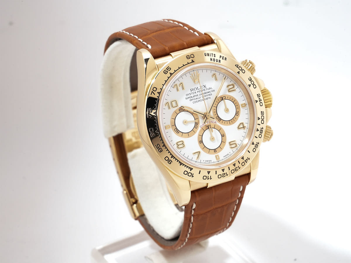 Rolex Daytona El Primero Ref. 16518 18KYG White Dial Excellent Condition Pre-Owned uf6oz8ou