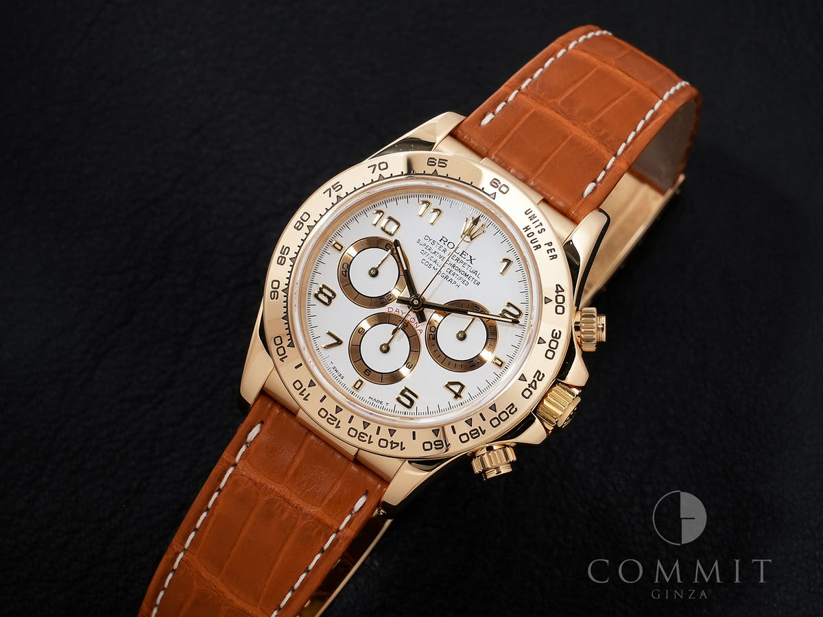 Rolex Daytona El Primero Ref. 16518 18KYG White Dial Excellent Condition Pre-Owned uf6oz8ou