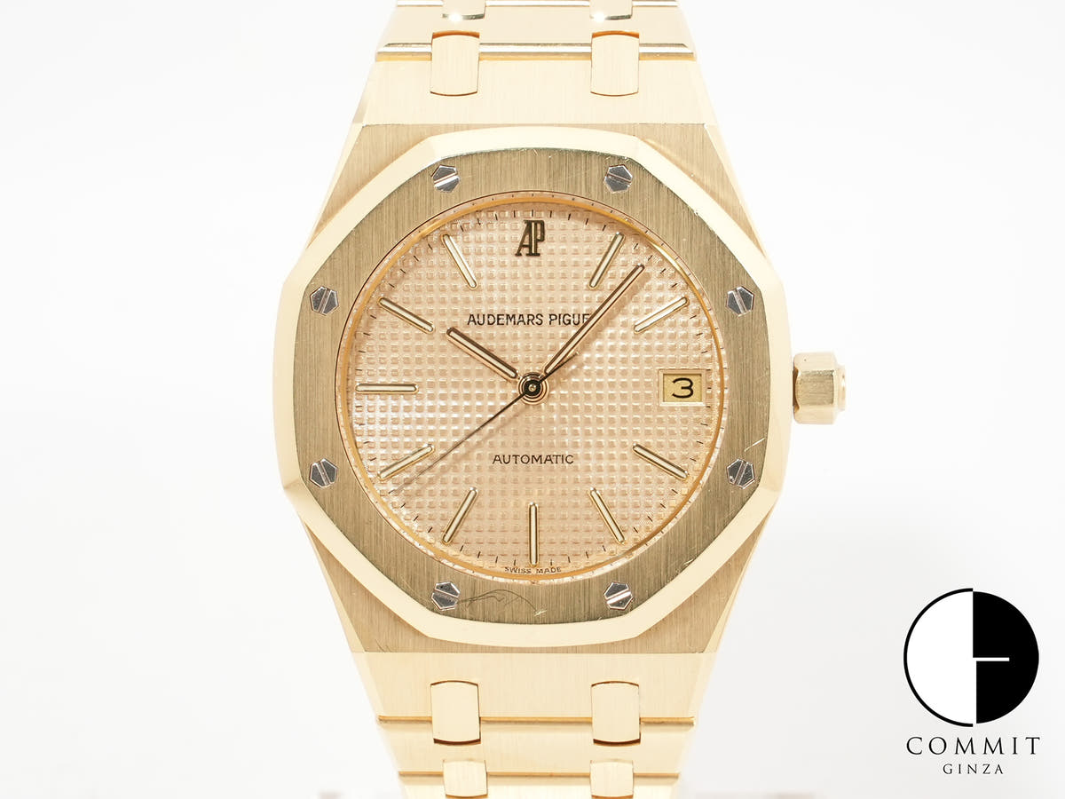 Audemars Piguet Royal Oak Ref. 14790BA.OO.0789BA.03 18KYG Champagne Dial Pre-owned qd32eszz