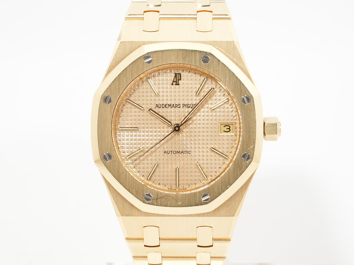 Audemars Piguet Royal Oak Ref. 14790BA.OO.0789BA.03 18KYG Champagne Dial Pre-owned qd32eszz